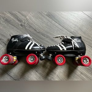 VINTAGE Chicago RIEDELL USA
ROLLER SKATES Roller derby
Size 7R Black